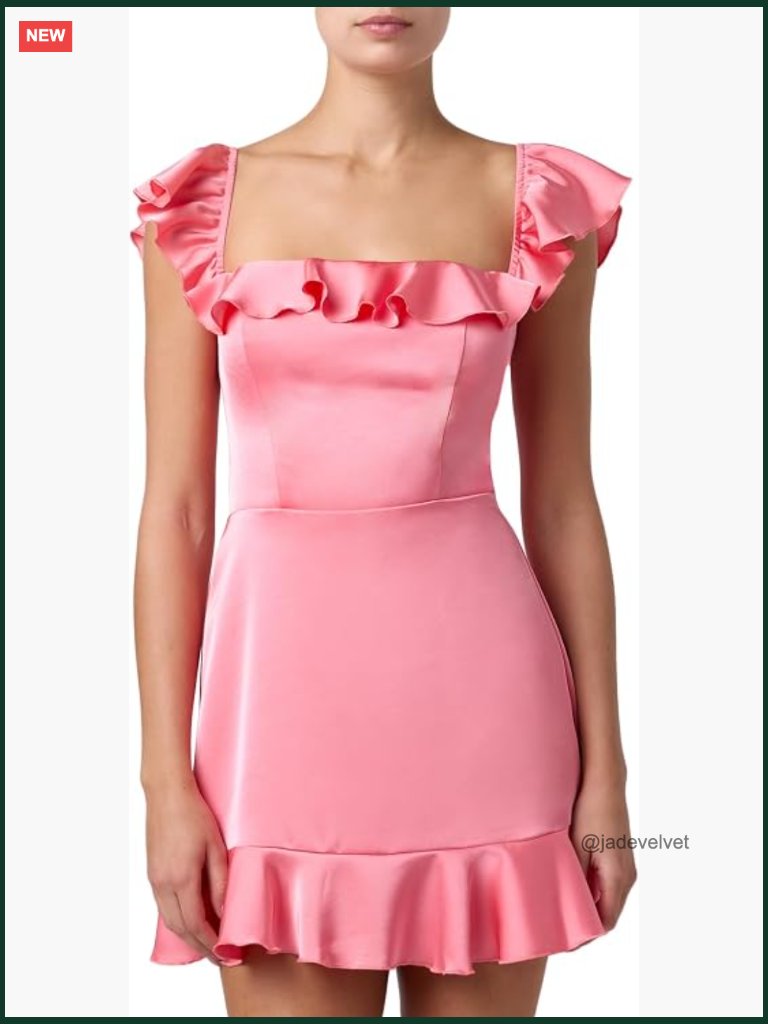 Square Neck Smocked Back Mini Tank Dress - Flattering Fit & Flare